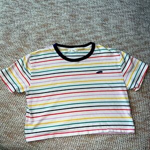 Vans stripped crop top